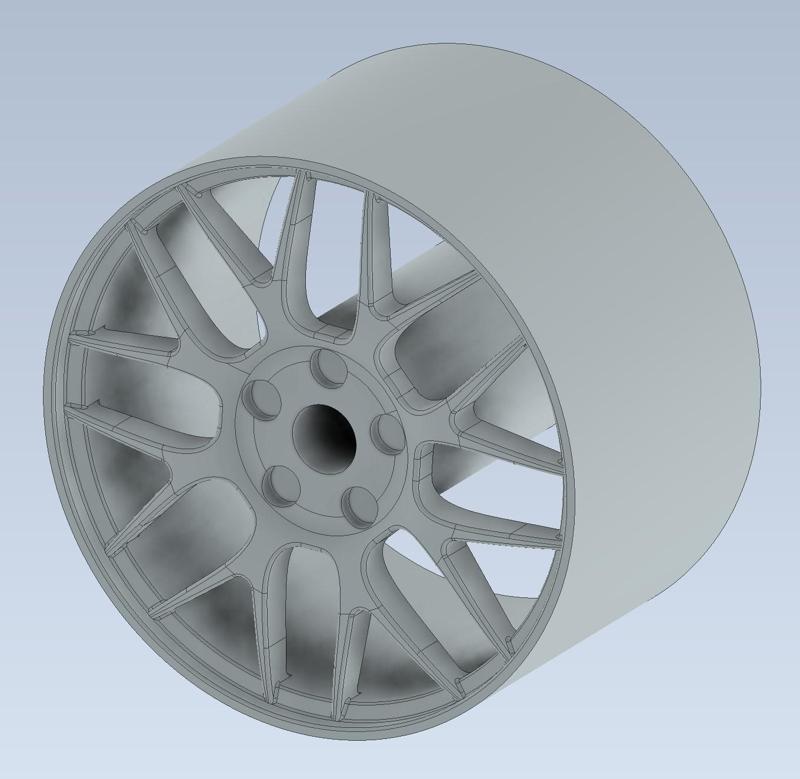 BBS RS GT inspired Hot Wheels rim