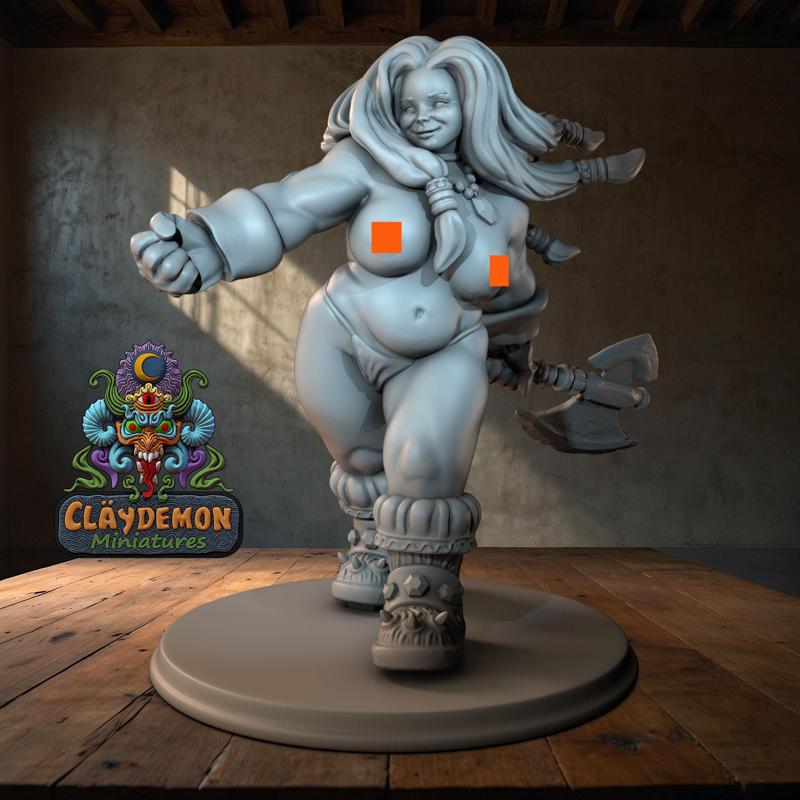 Berka the dwarf warriorgirl