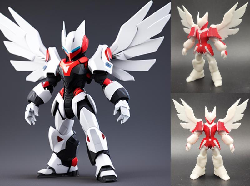 AI Generated Winged Gundam