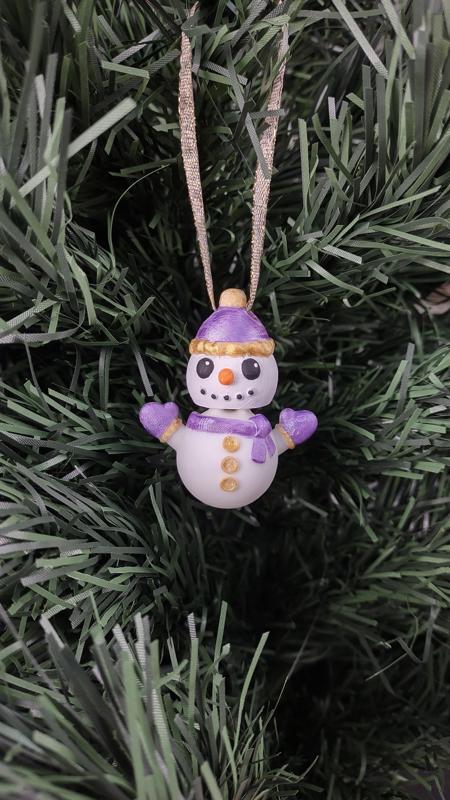 Snowman Fidget V2 with Hole