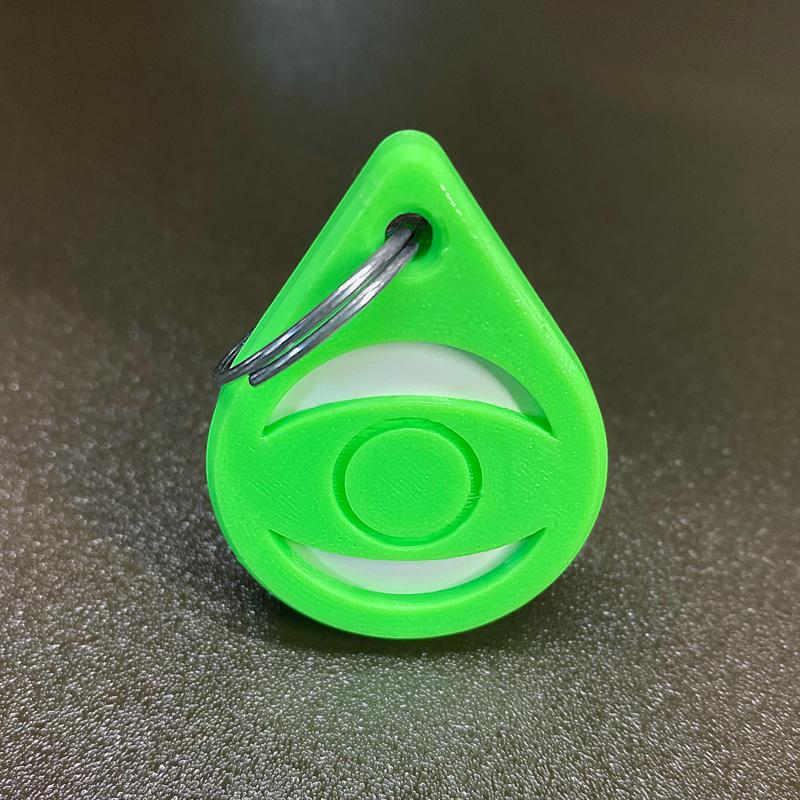 All-Seeing Eye Airtag Keychain