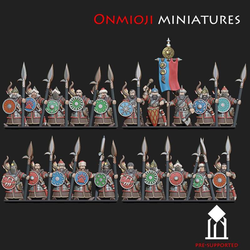 Cossack foot lancers