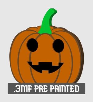 3MF Blocky pumpkin coaster/decoration