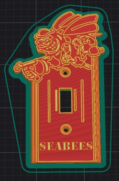 SEABEES Light Switch Cover