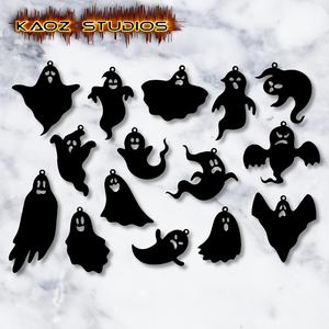 15 ghost charms haunted earrings gothic decor