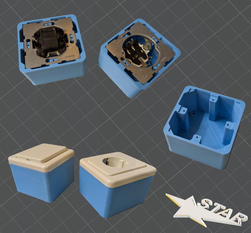 Gehäuse für Berker Steckdosen und Schalter / socket housing