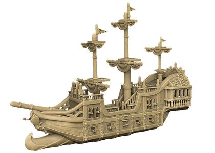 20mm Playable / Scalable Pirate Ship
