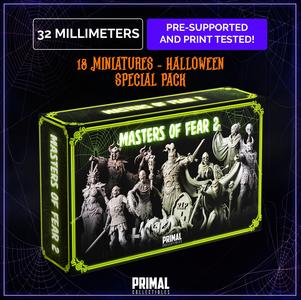 18 miniatures - Halloween pack - MASTERS OF FEAR 2 - Premium Package