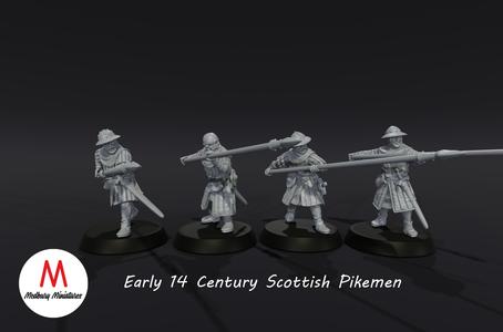 14th Century Scottish Pikemen