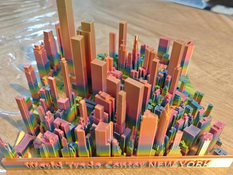 Maquette 3D du World trade center NEW YORK