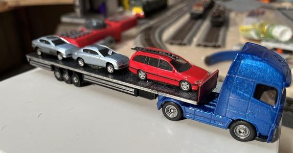 HO Scale 40ft Trailer Flat Bed