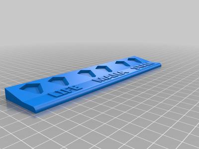D10 Life Mana Stamina Dice tray.