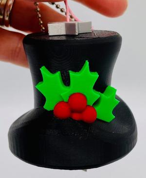 Christmas Top Hat Ornament