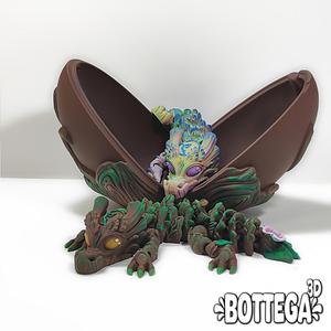 Mogan, the wood baby dragon and Egg 