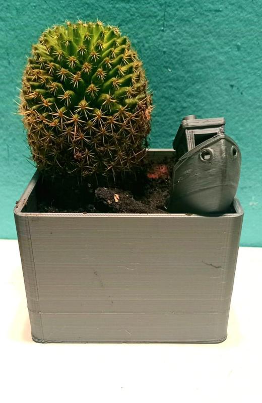 maceta minimalista (  minimalist flowerpot )