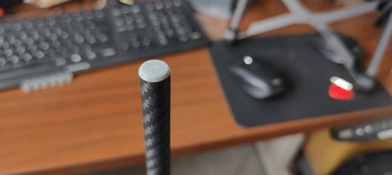12mm OD 10mm ID inanimate carbon rod end cap - TPU