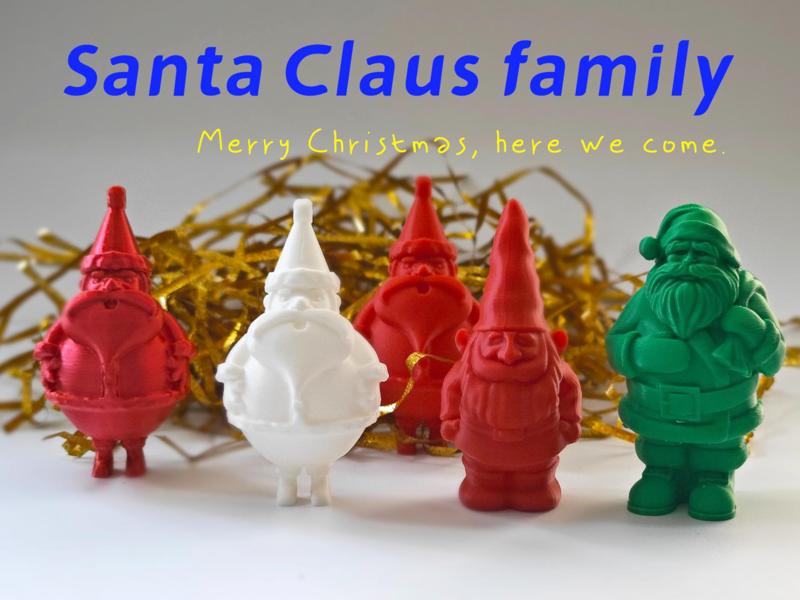Santa Claus family