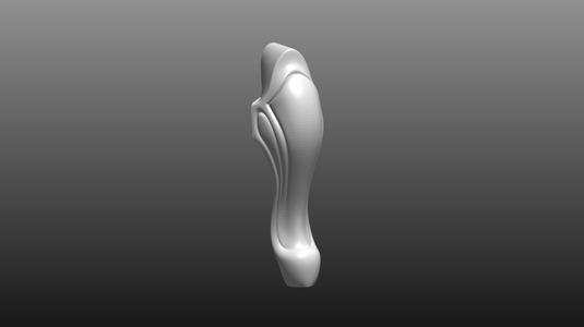 furniture leg 3D cnc