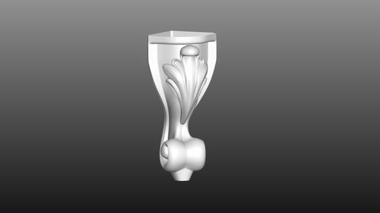 furniture leg 3D cnc