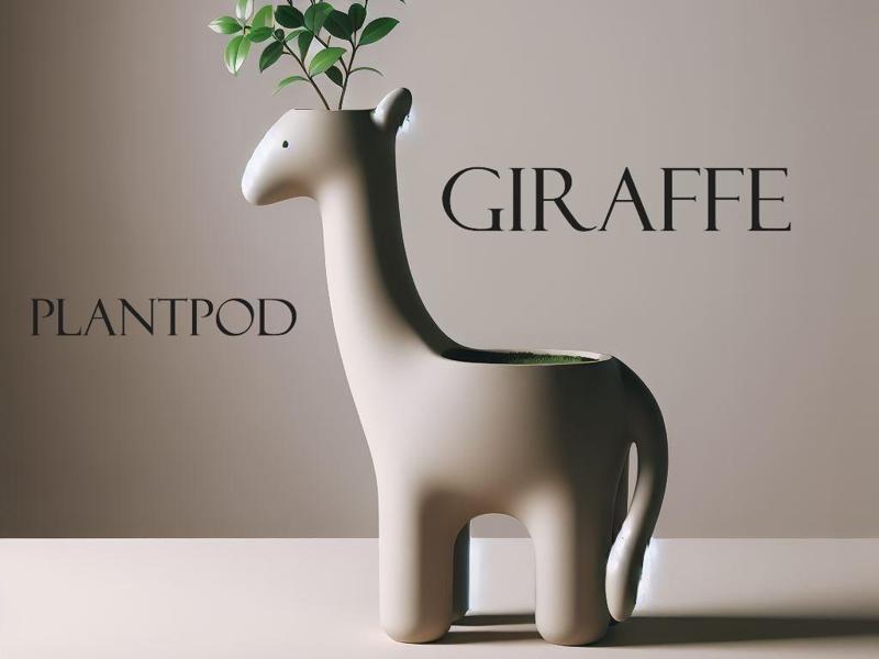 Giraffe plantpod "gisela"