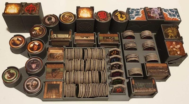 Mansions of Madness 2nd edition / Token Storage + 5/7 extensions token storage