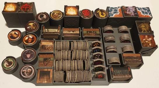 Mansions of Madness 2nd edition / Token Storage + 5/7 extensions token storage