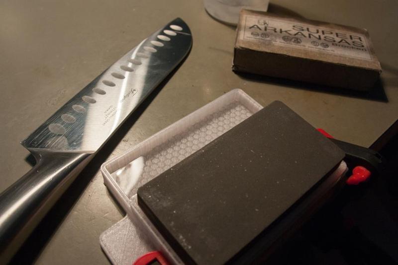 sharpening stone holder