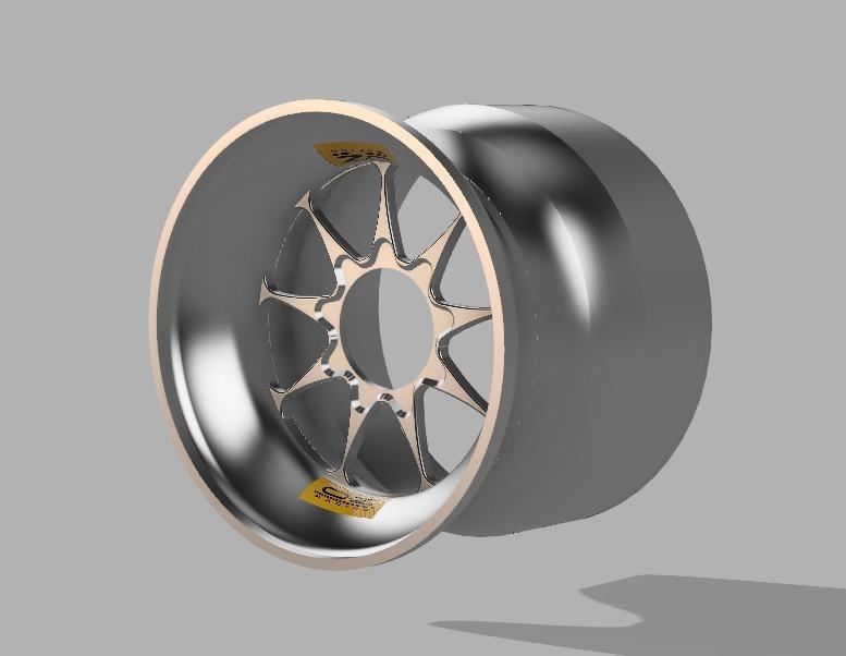 SF16-H rear rim (Ferrari Formula One Wheel)