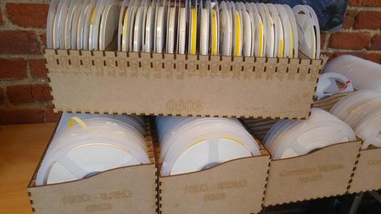 7" Reel storage x 24