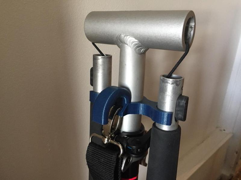 Handle holder for Oxelo Town 5EF scooter