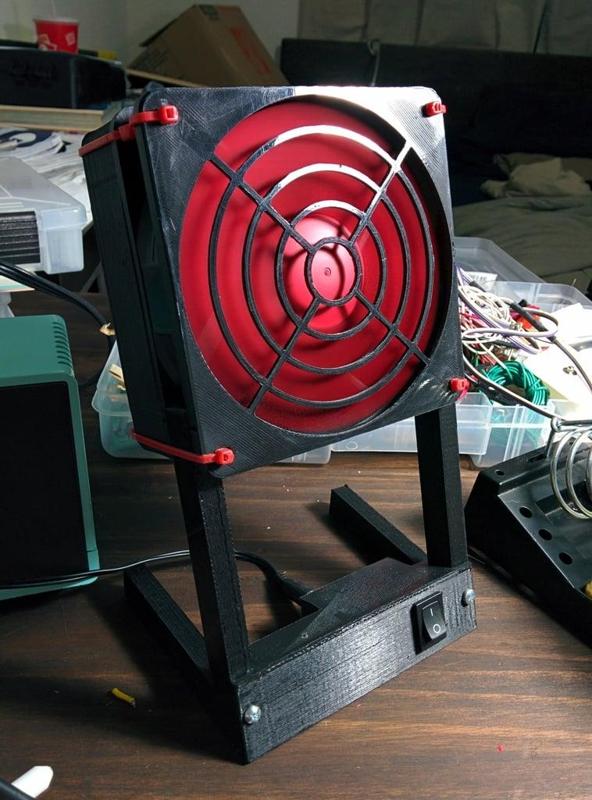 3D Printing and Solder Fume Extractor (120mm case fan)