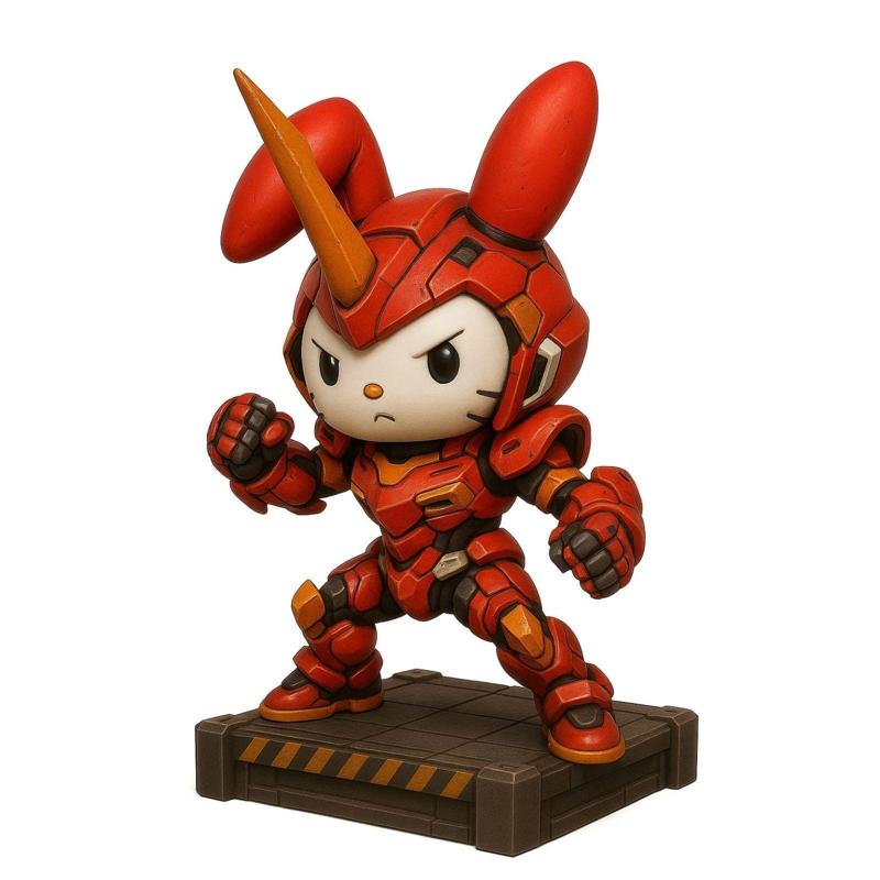 hello kitty my melody evangelion eva