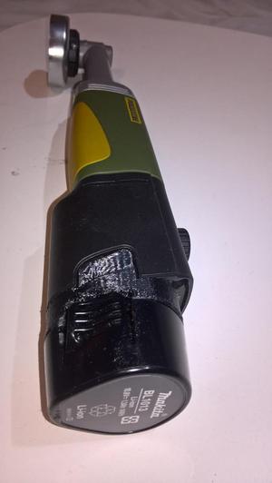 Adapter for Makita 10.8V batteries in a Proxxon tool