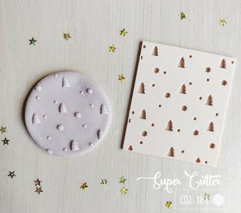 TEXTURER CHRISTMAS PINE TREES TEXTURER PINE TREES CHRISTMAS COOKIES COOKIES COOKIES