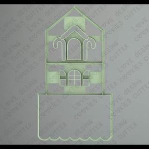 CUTTER WITH MULTIPLE MARKER 3D CHRISTMAS HOUSE 3D MARKER