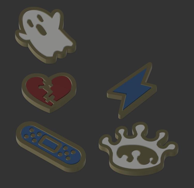 VTuber Maria Marionette pins