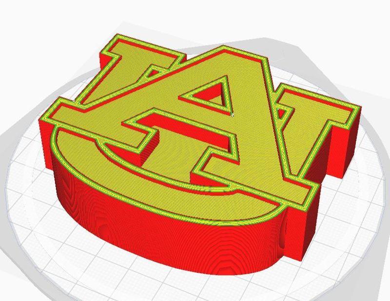 Auburn Interlocking AU logo