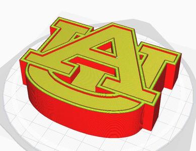 Auburn Interlocking AU logo