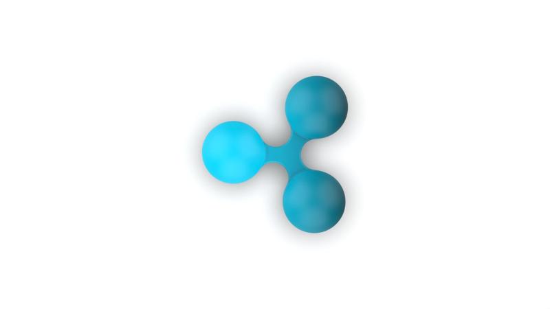 Ripple coin 3D logo