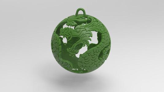 Christmas ball-dragon