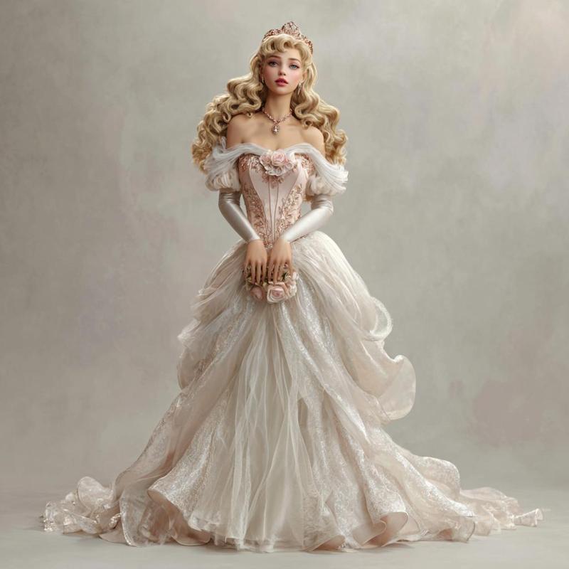 🌹👑 Princess Aurora Modern – Ethereal Elegance Collector's Edition (One-Piece STL)
