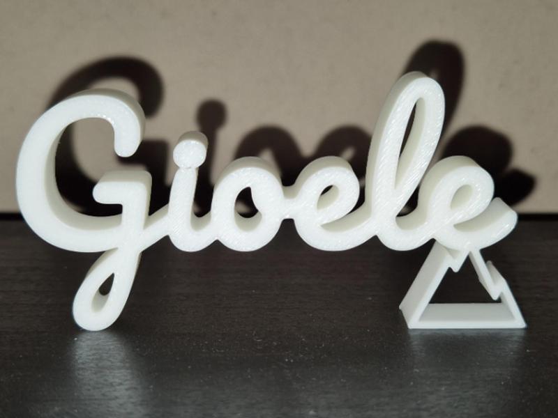 Gioele Name Sign Display Decor