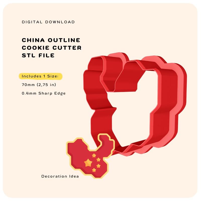 Cookie Cutter - China Outline (Lunar New Year's Collection)