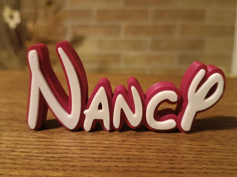 Nancy Disney Name Sign Decorated Room child Birth