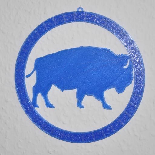 Buffalo Window Decoration