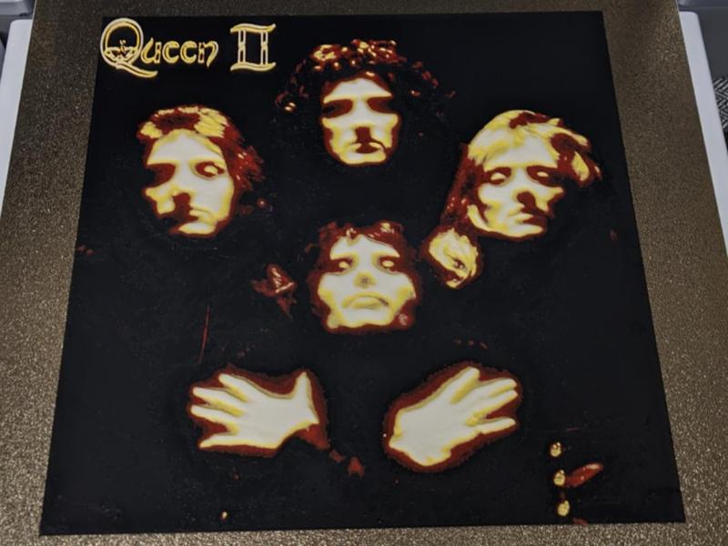 HueForge Album Cover - Queen II