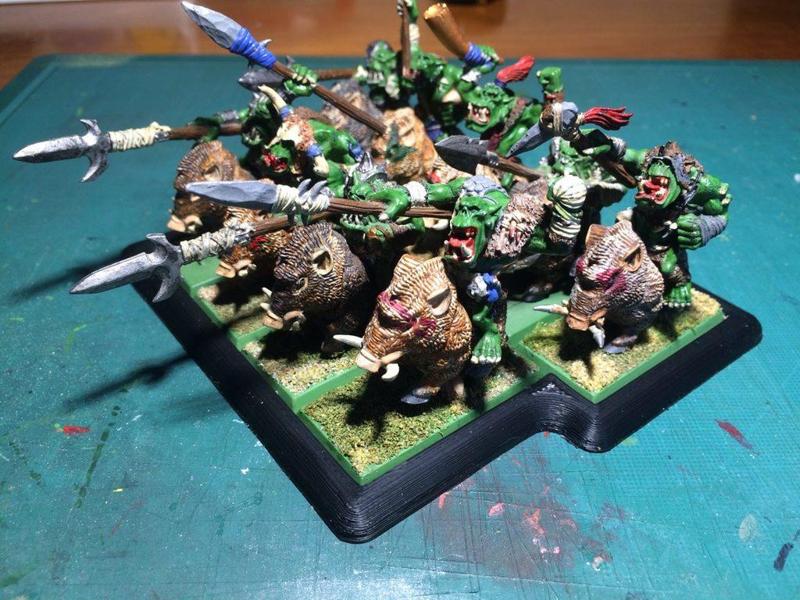 Movement Tray Cavalry Warhammer. Base Movimiento para caballería 