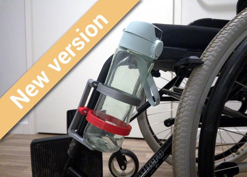 Water Bottle Holder - 3 Sizes - Prints Flat