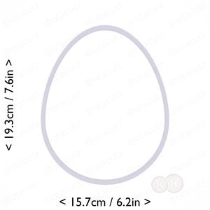 Egg Cookie Cutter 7.25in / 18.4cm