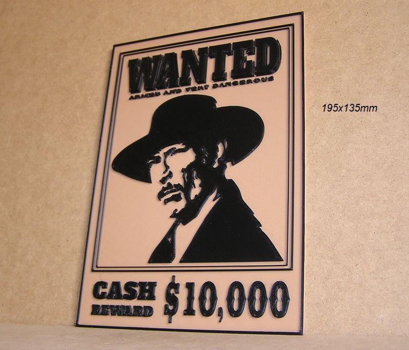 Poster, Lee Van Cleef, movie, western, wanted, outlaw, outlaw, gunslinger, sign, logo, logo